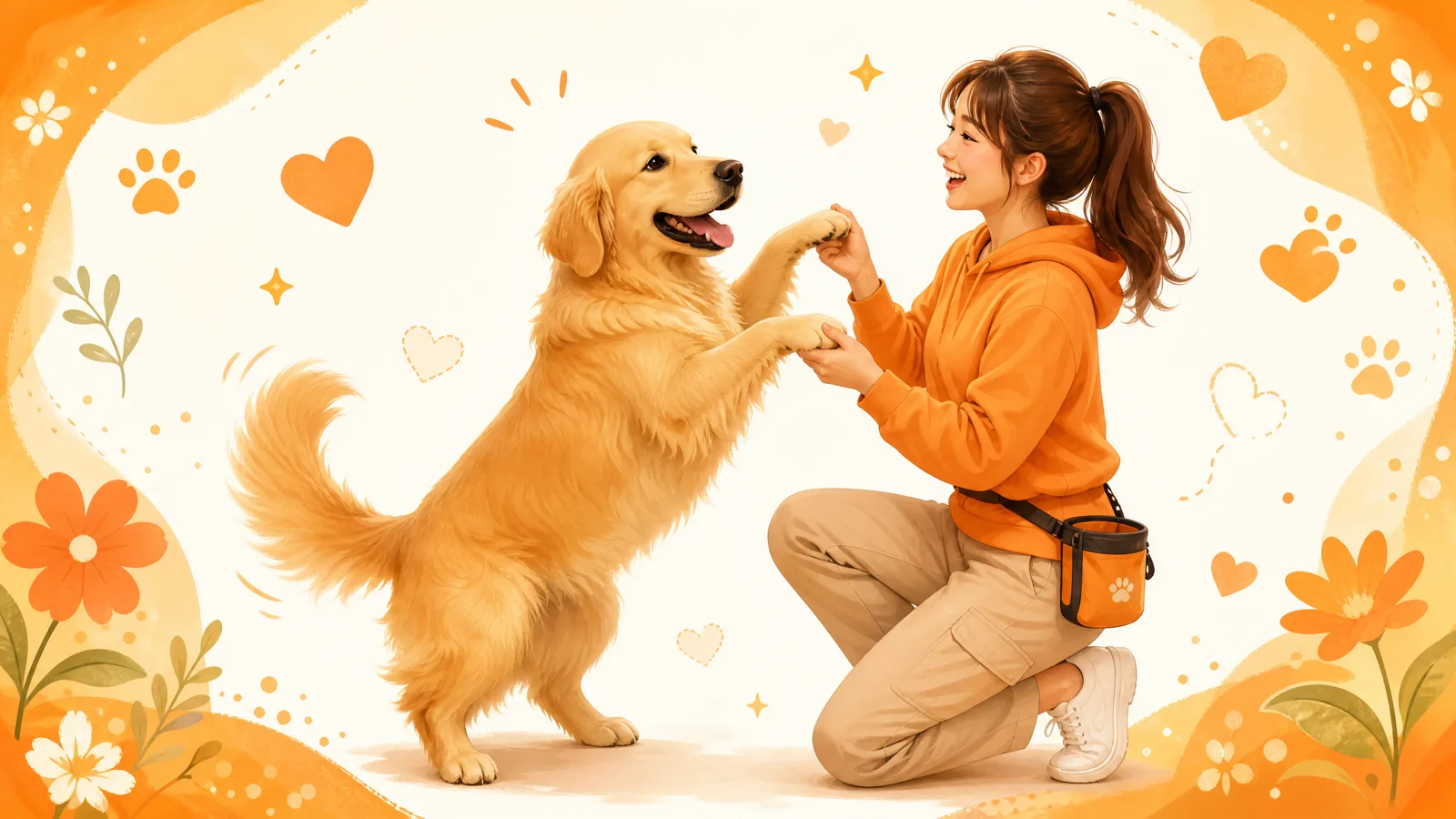 金毛随音乐律动的才艺训练配图